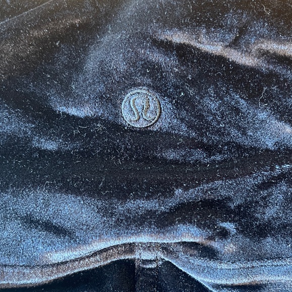 Lululemon black velour leggings - Picture 3 of 3